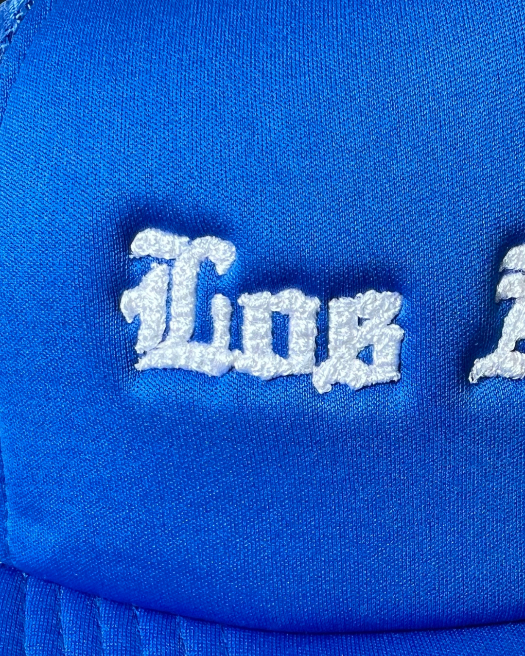 Dodger Blue Los Angeles Chainstitch Trucker