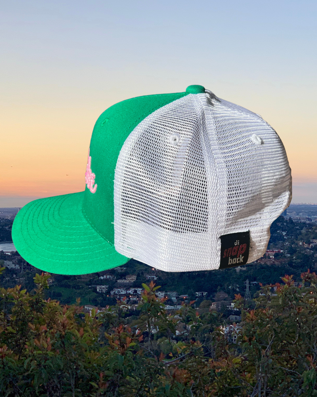 SIlver Lake Kelly Green Trucker