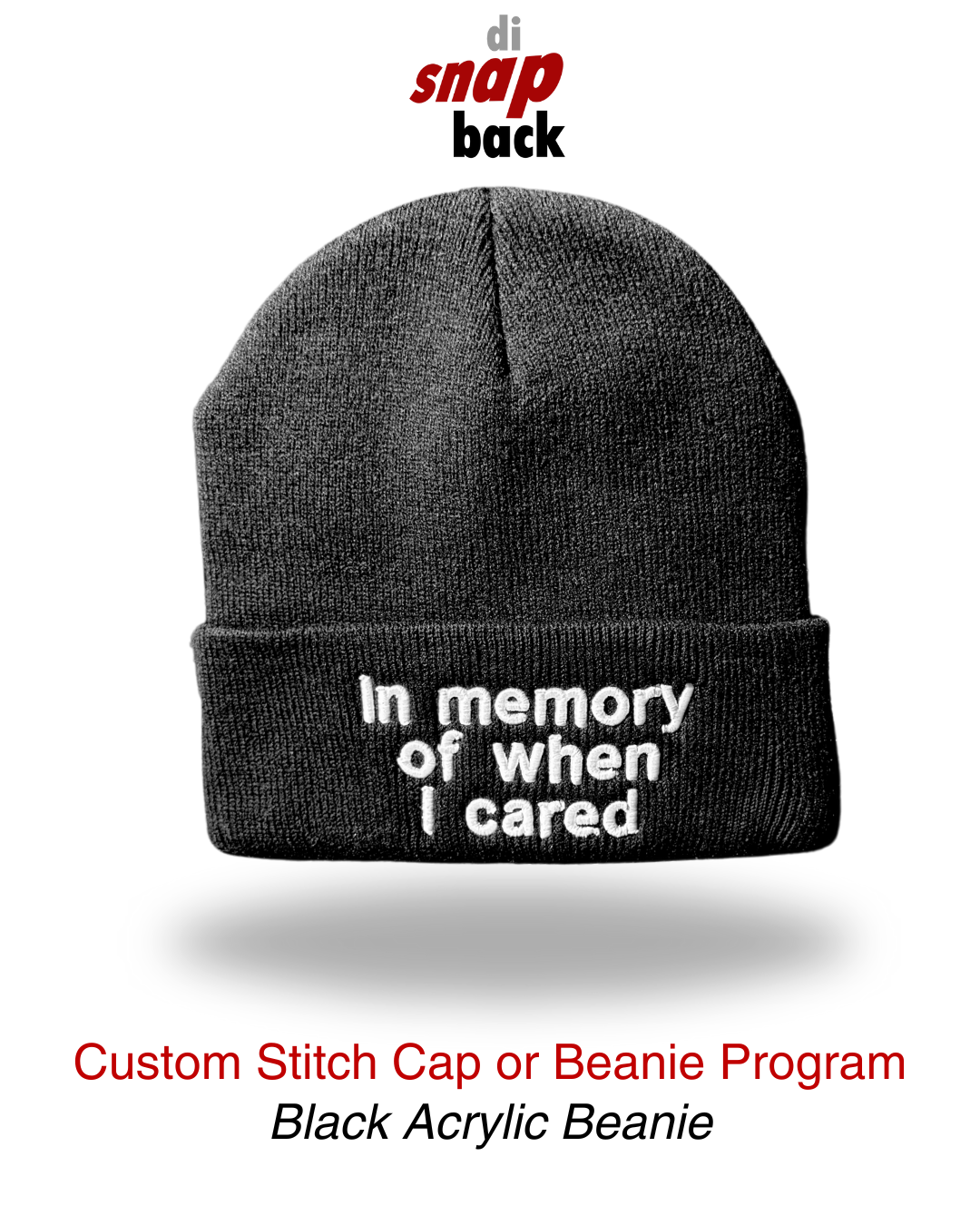 Custom Stitch Cap or Beanie Program