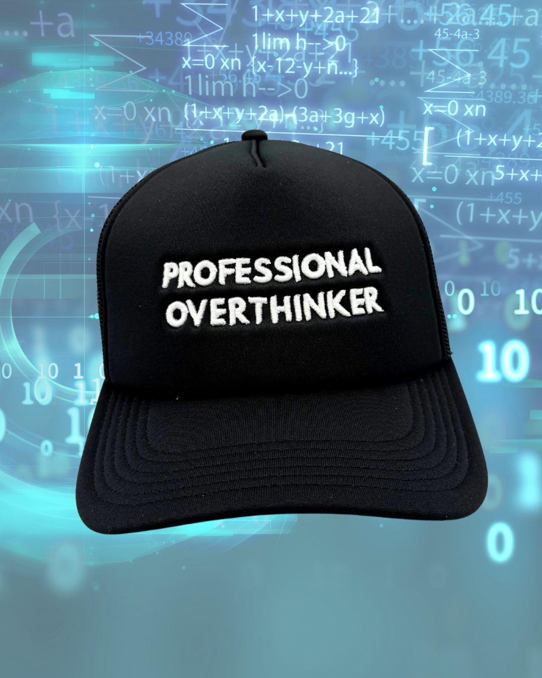 PROFESSIONAL OVERTHINKER TRUCKER HAT