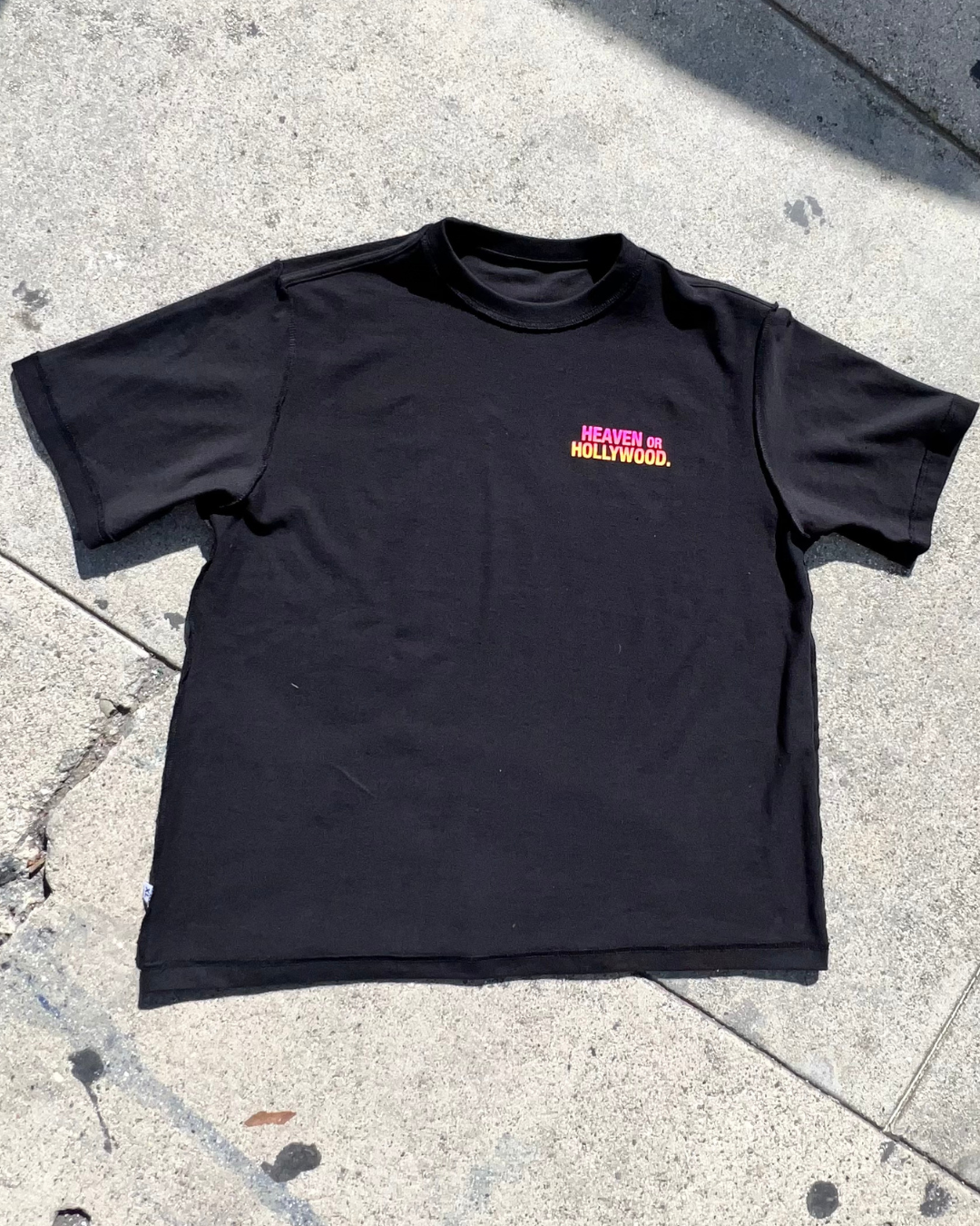 HEAVEN OR HOLLYWOOD TEE Feat. Inside Print
