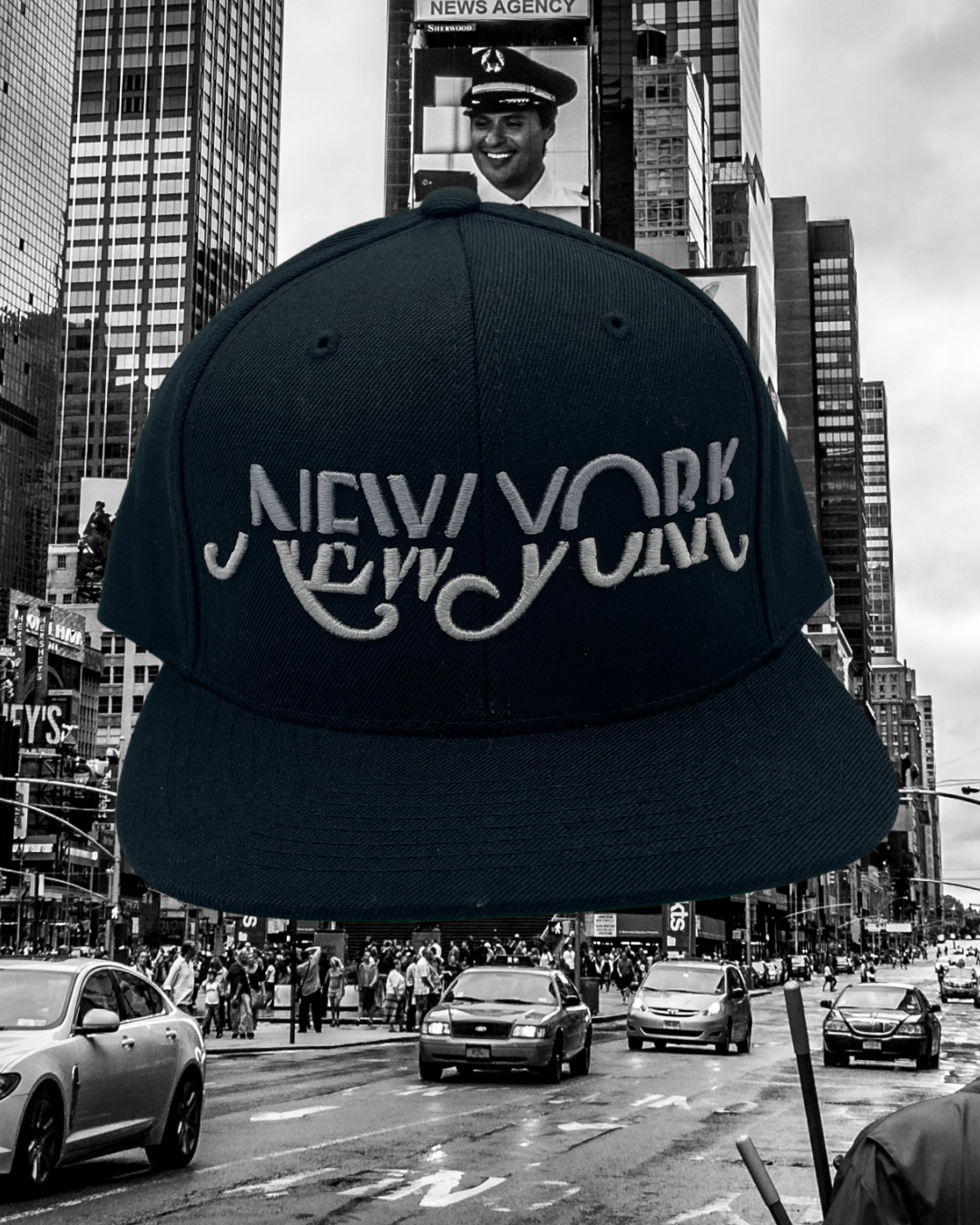 New Yorker 2-Font Snapback