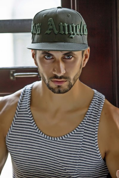 Los Angeles Olive Green Monochrome Snap Back