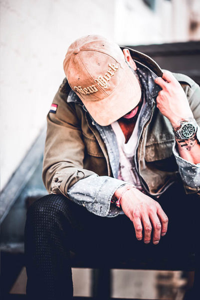 Ultra-suede New York cap