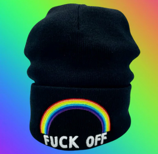F**k Off Rainbow Beanie