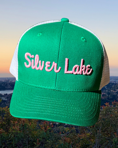 SIlver Lake Kelly Green Trucker