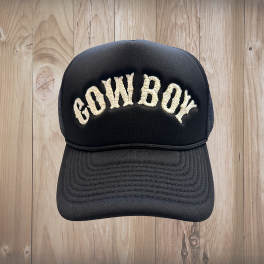 COWBOY BLACK TRUCKER
