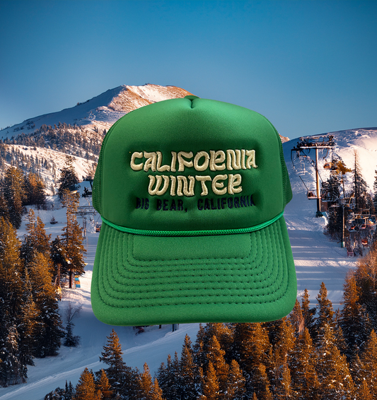 California Winter Big Bear Trucker