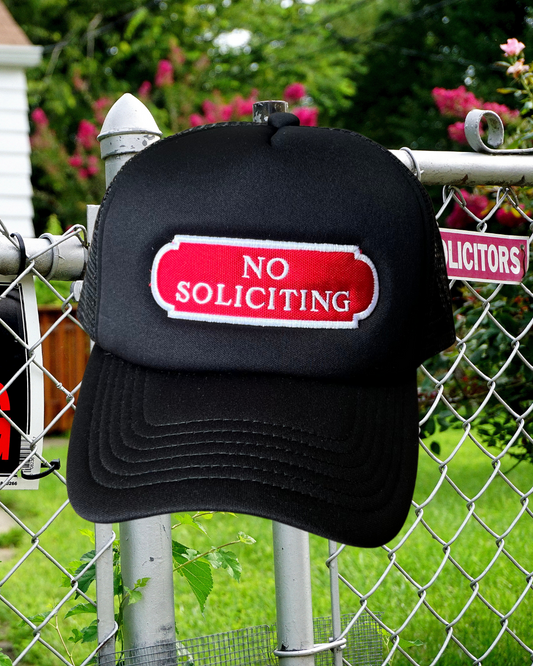 NO SOLICITING TRUCKER