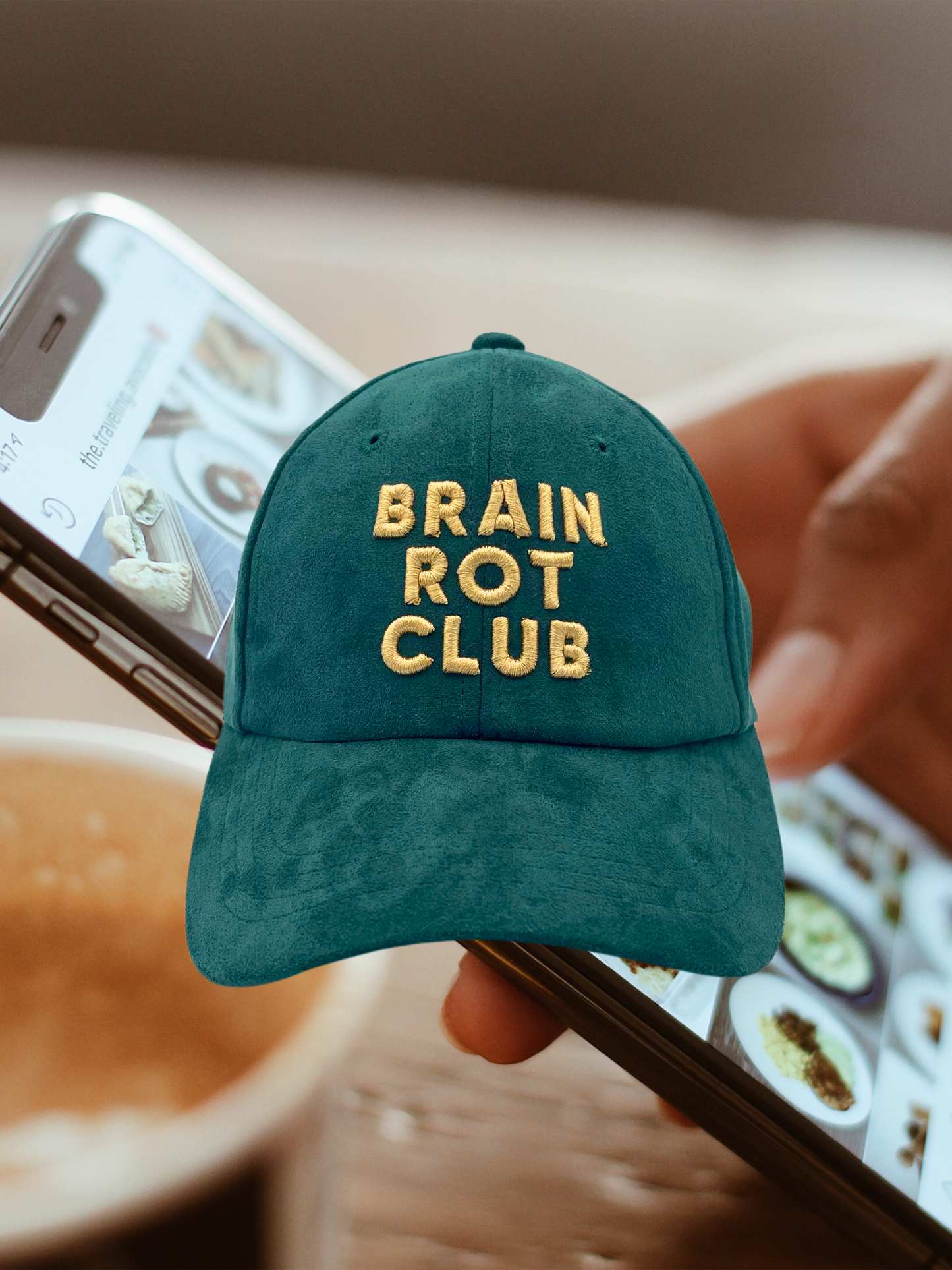 BRAIN ROT CLUB - SUEDE HAT