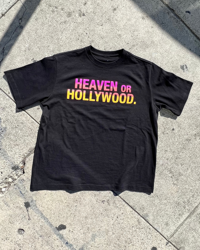 HEAVEN OR HOLLYWOOD TEE Feat. Inside Print