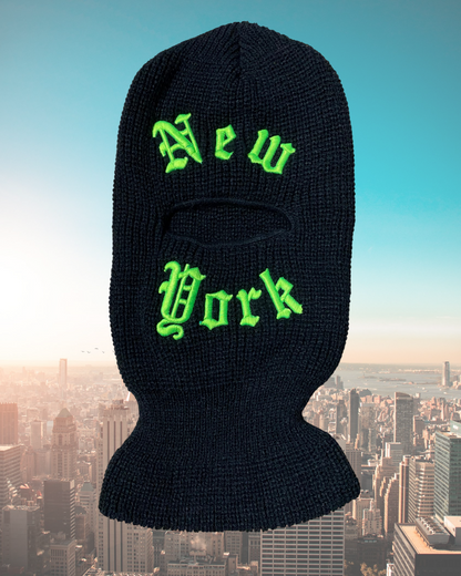Neon 3D New York Balaclava