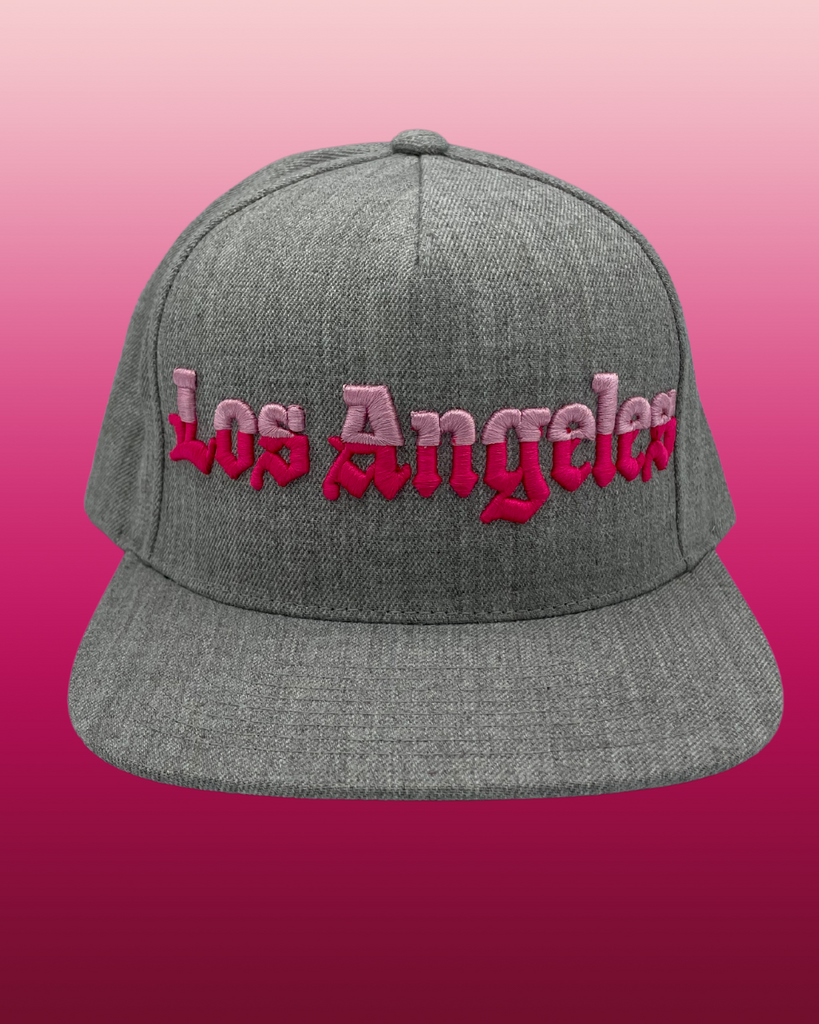 Los Angeles Times Ombrè Pink Snapback