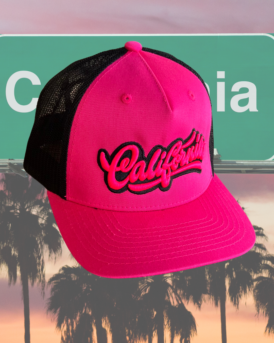 Hot Pink California Trucker