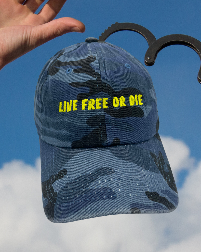 Live Free or Die Dad Cap