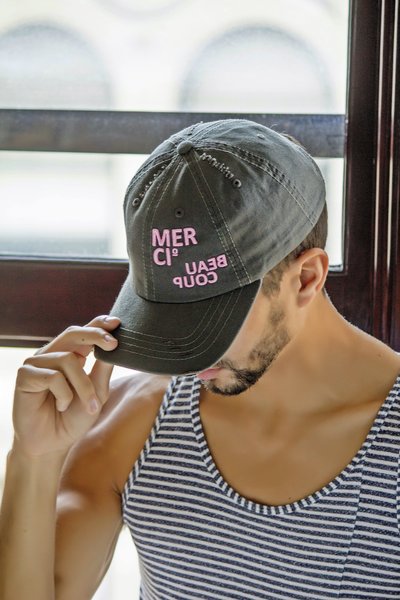 Merci Dad Cap Olive Green