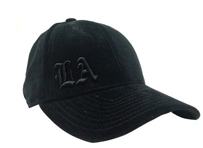 LA Black Monochrome Corduroy