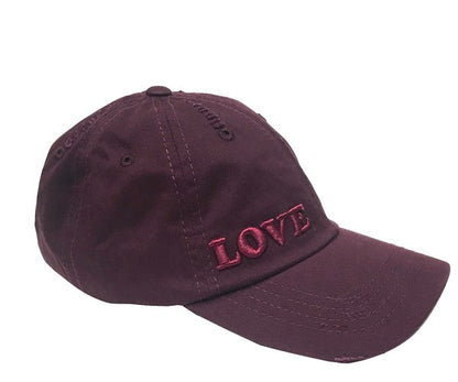 Monochrome Burgundy Love